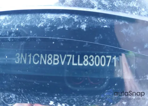 2020 Nissan Versa S из США, поврежденный, VIN 3N1CN8BV7LL830071